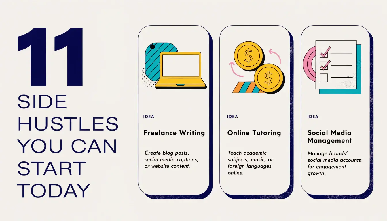 11 Side Hustles You Can Start Today For Quick Extra Income