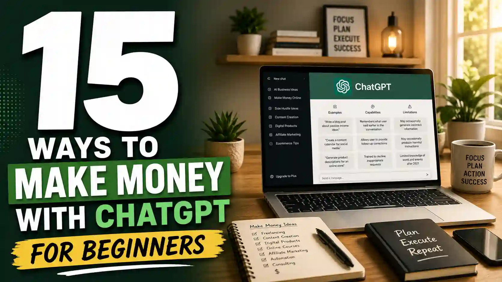 15 Ways To Make Money With ChatGPT For Beginners
