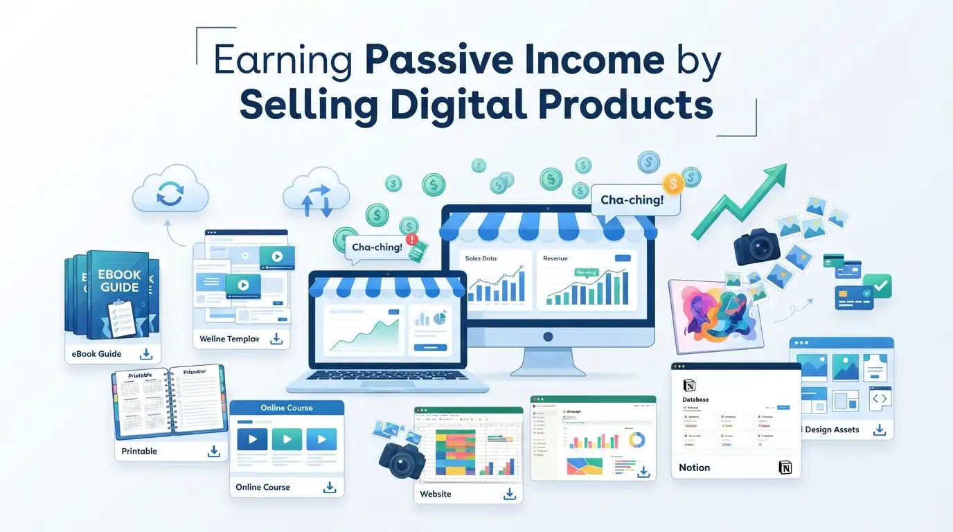 9 Passive Income Ideas Through Digital Products