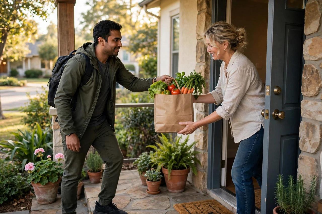 4. Grocery and Food Delivery in Short Bursts