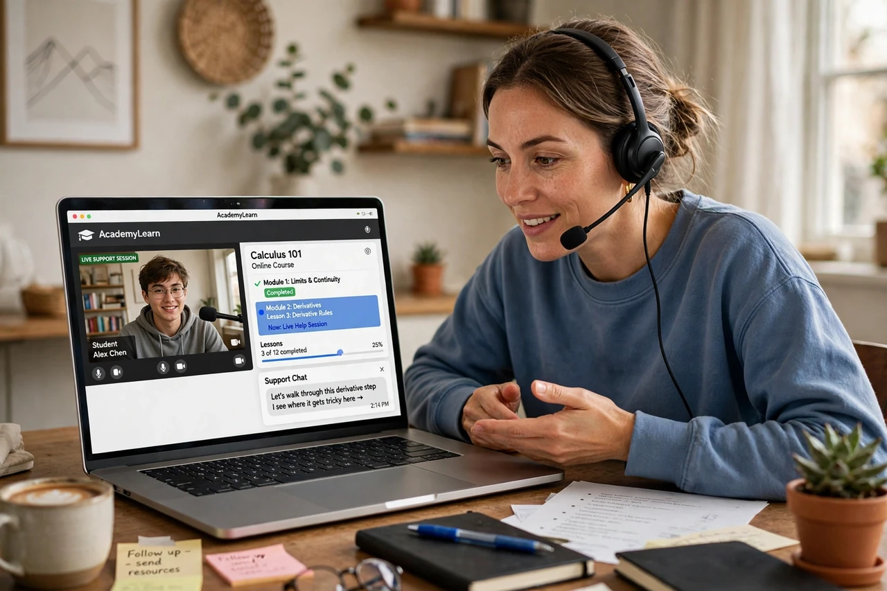7. Online Course Tech Support and Student Onboarding