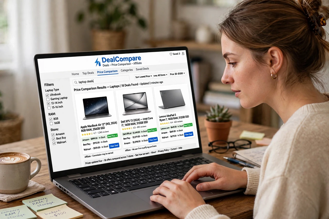 8. Deals and Comparison Site With Affiliate Links