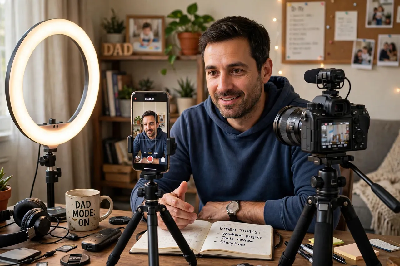 12. Start a Dad-Focused YouTube or TikTok Channel