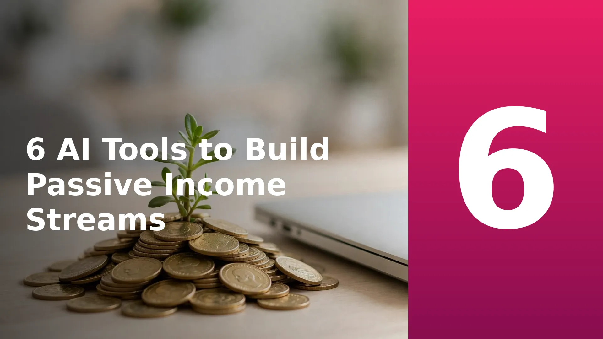 6 AI Tools to Build Passive Income Streams