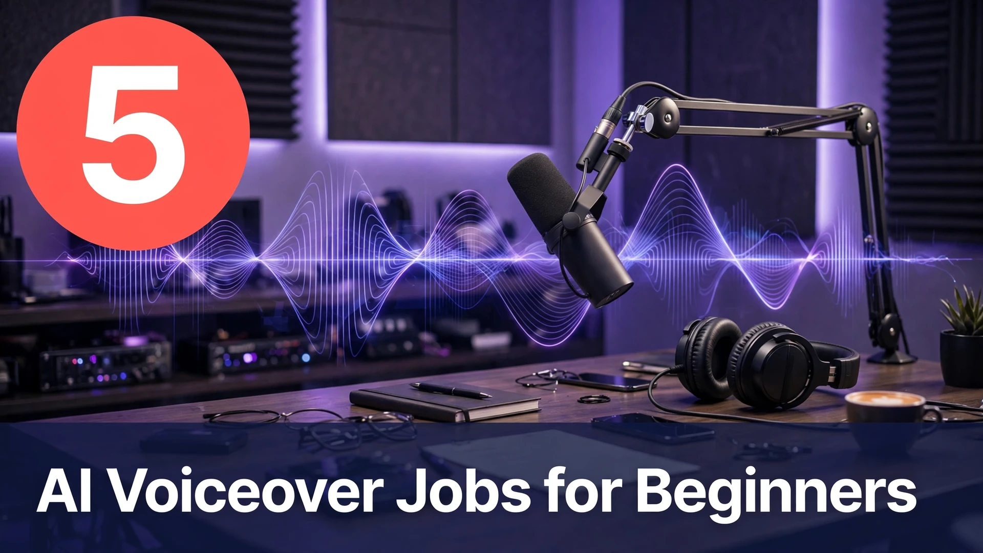 5 AI Voiceover Jobs for Beginners