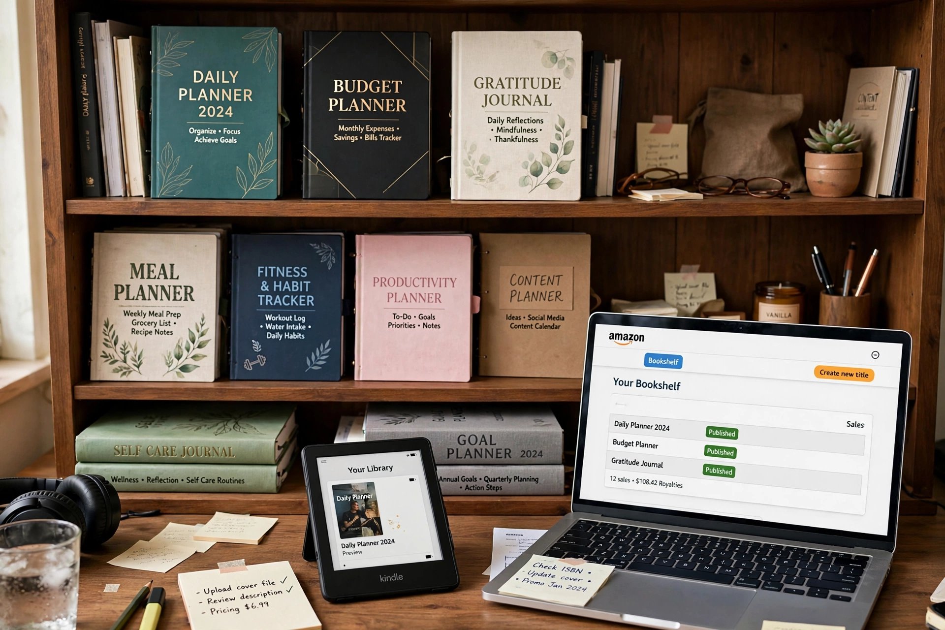 Publishing digital downloads through Amazon Kindle Direct Publishing