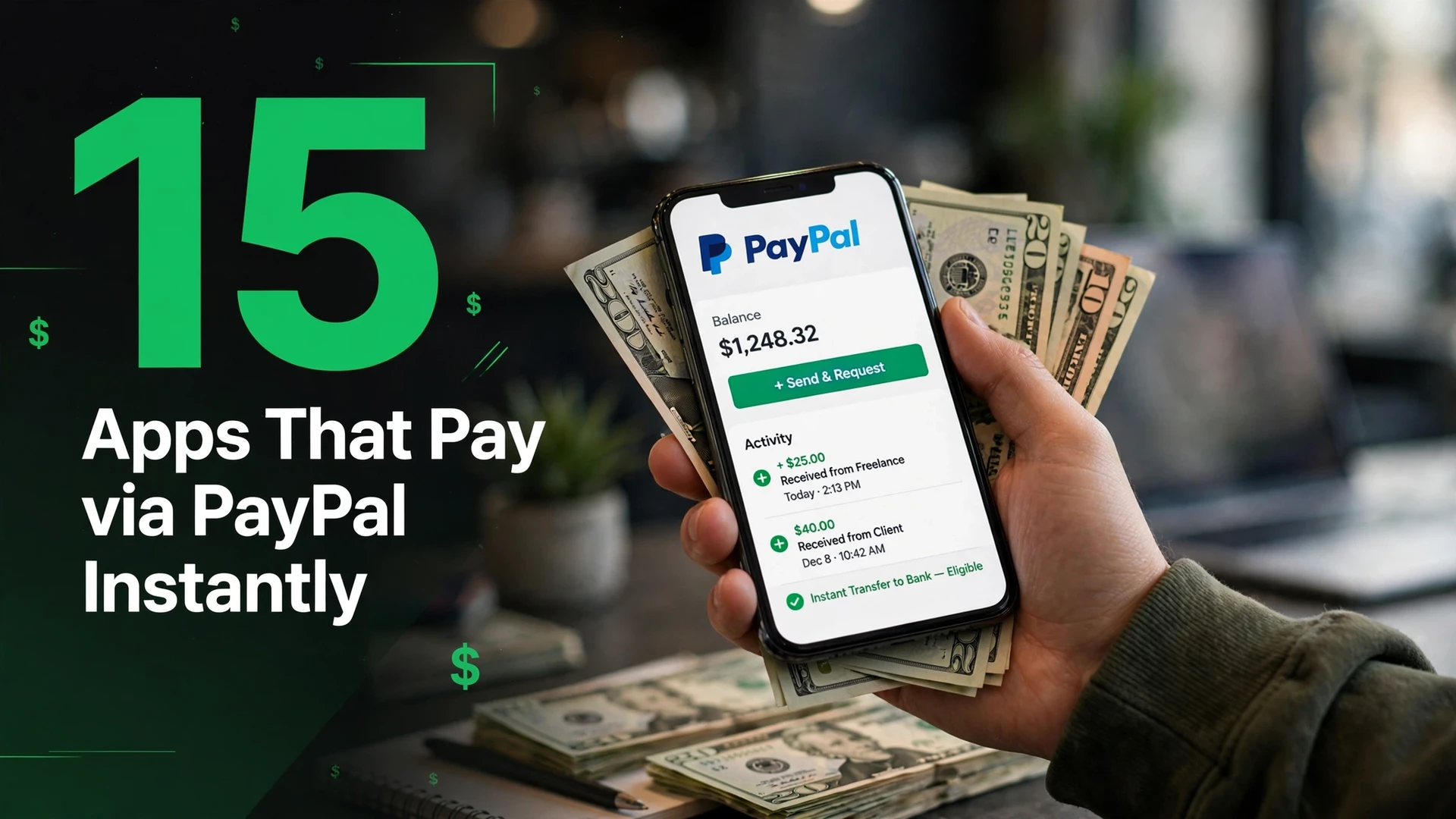 15 Apps That Pay via PayPal Instantly