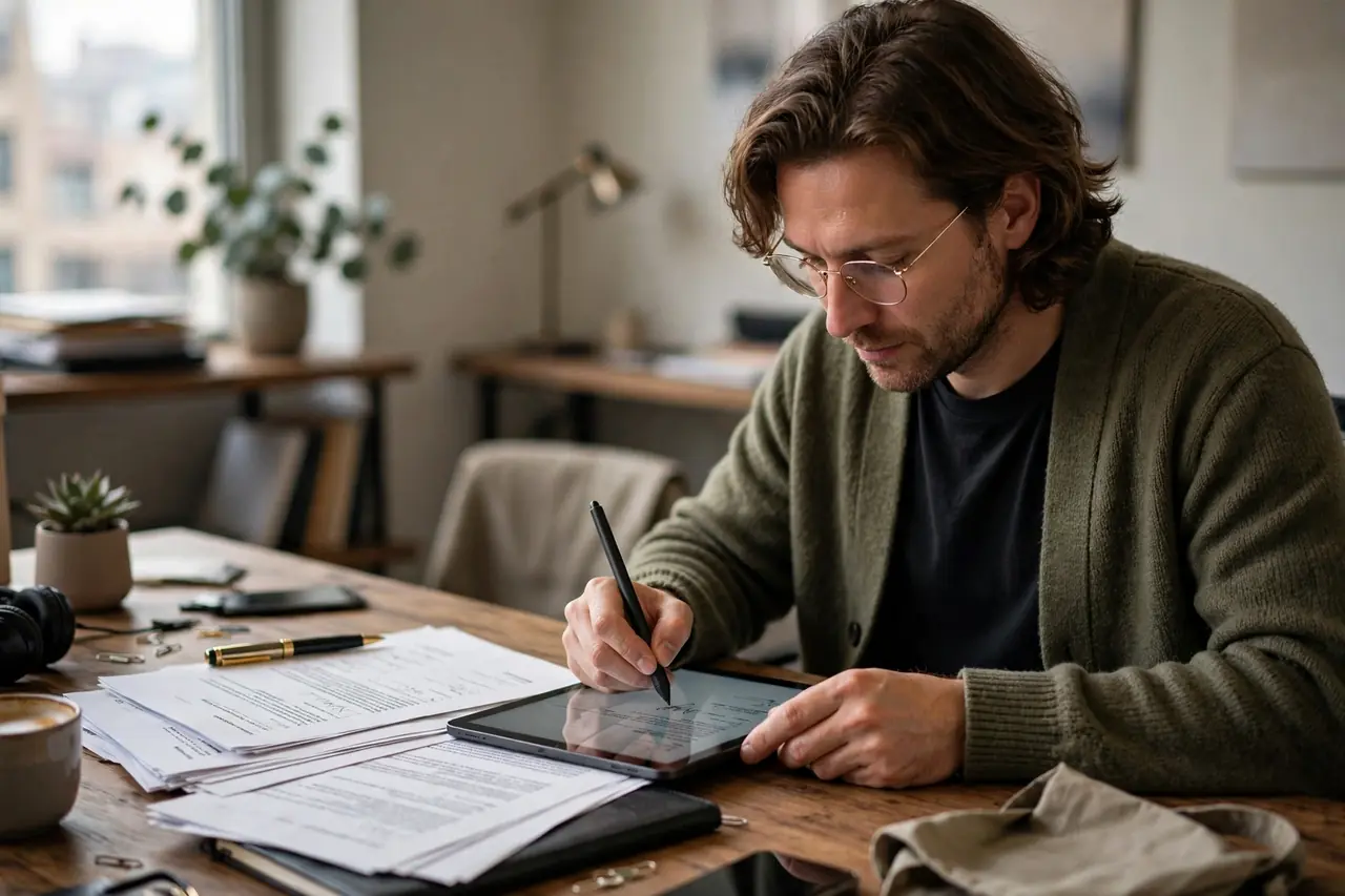 Bonsai generating a freelance contract in minutes