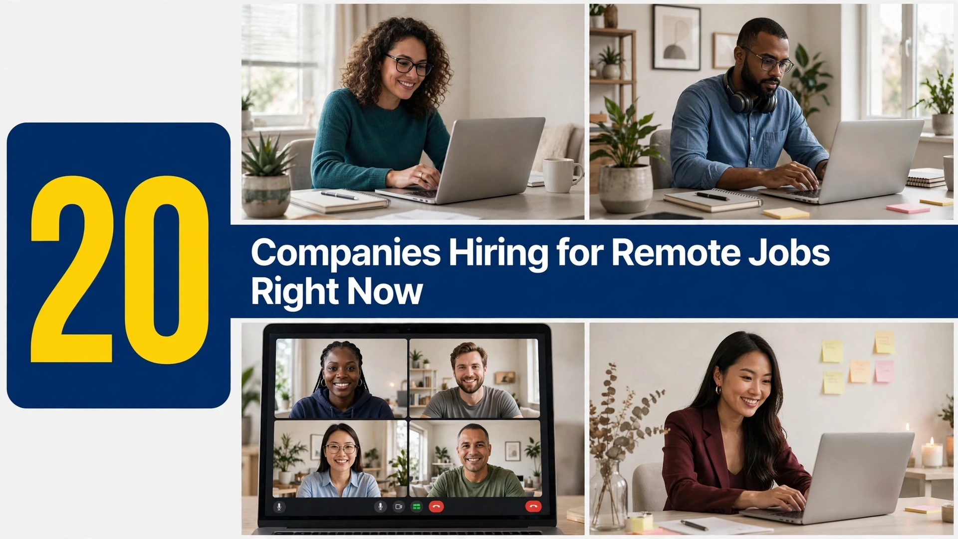 20 Companies Hiring for Remote Jobs Right Now