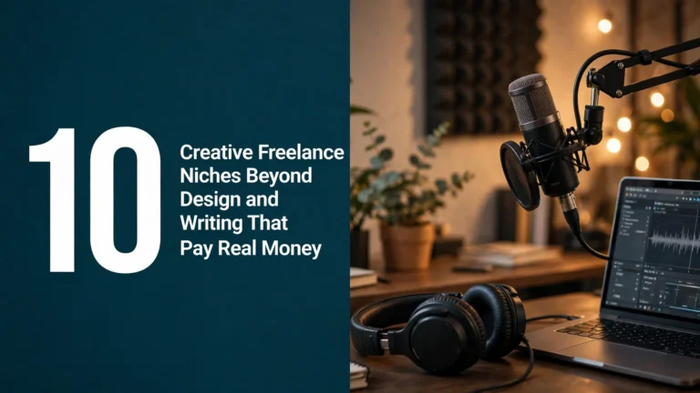 10 Creative Freelance Niches Beyond Design and Writing That Pay Real Money