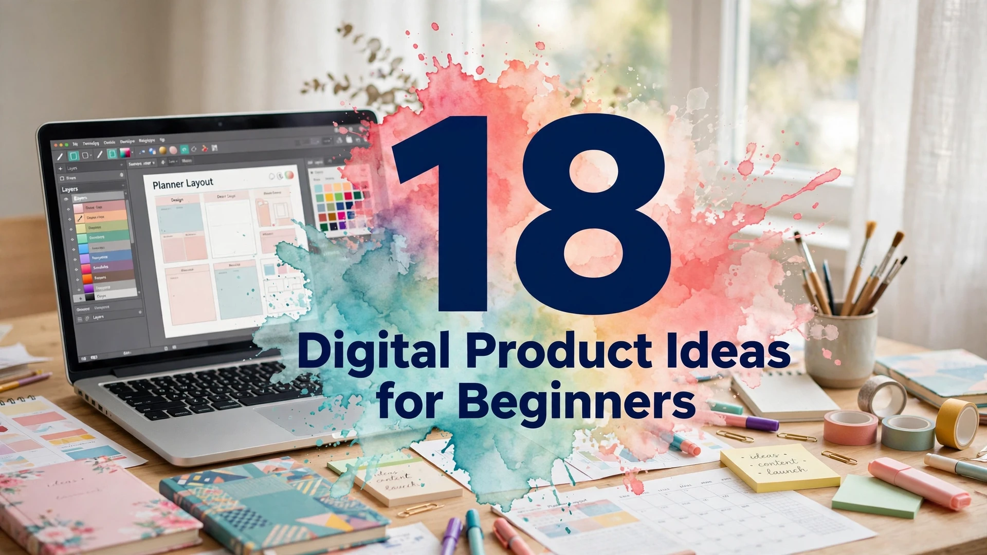 18 Digital Product Ideas for Beginners
