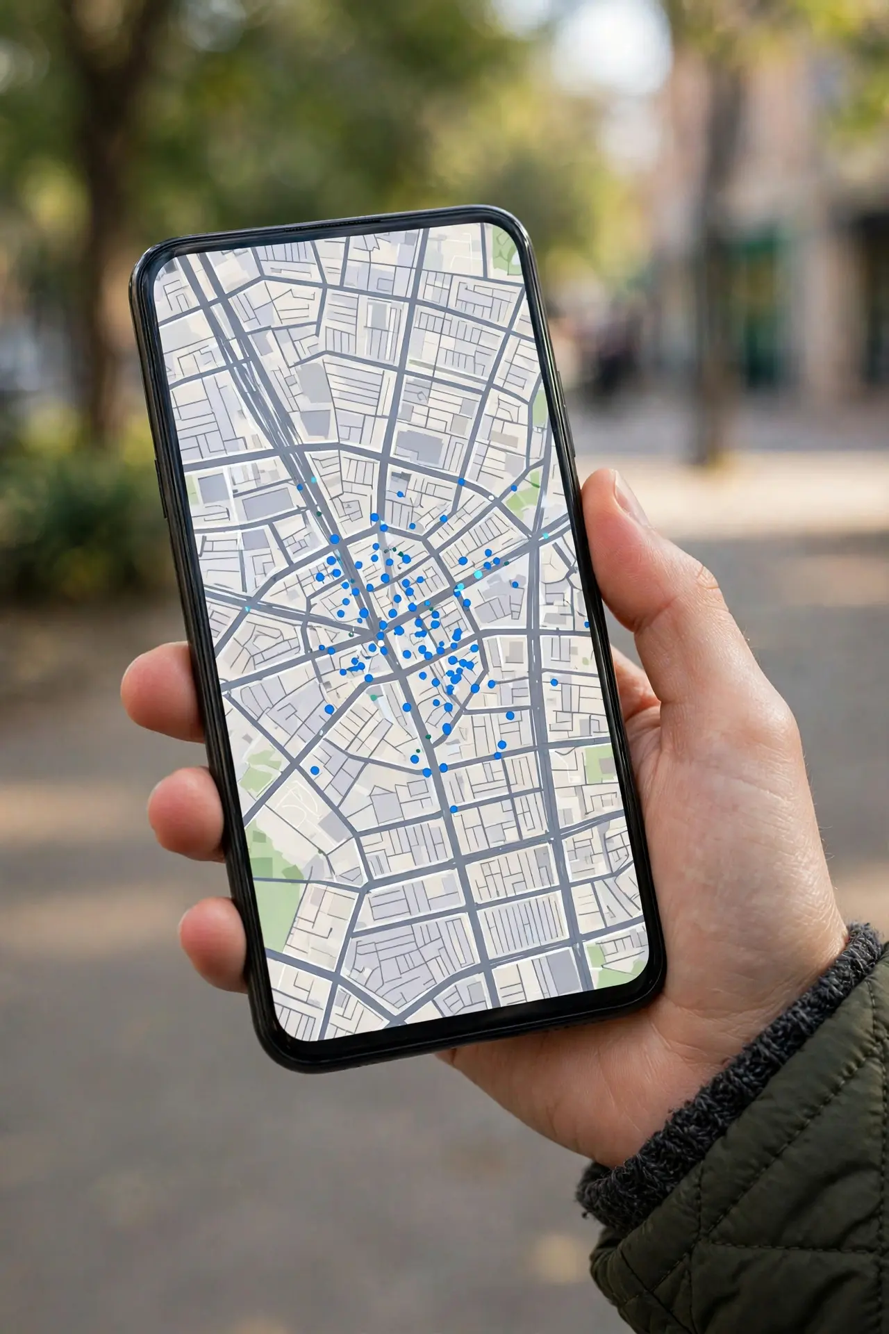 Phone map app passively sharing anonymized location data for earnings