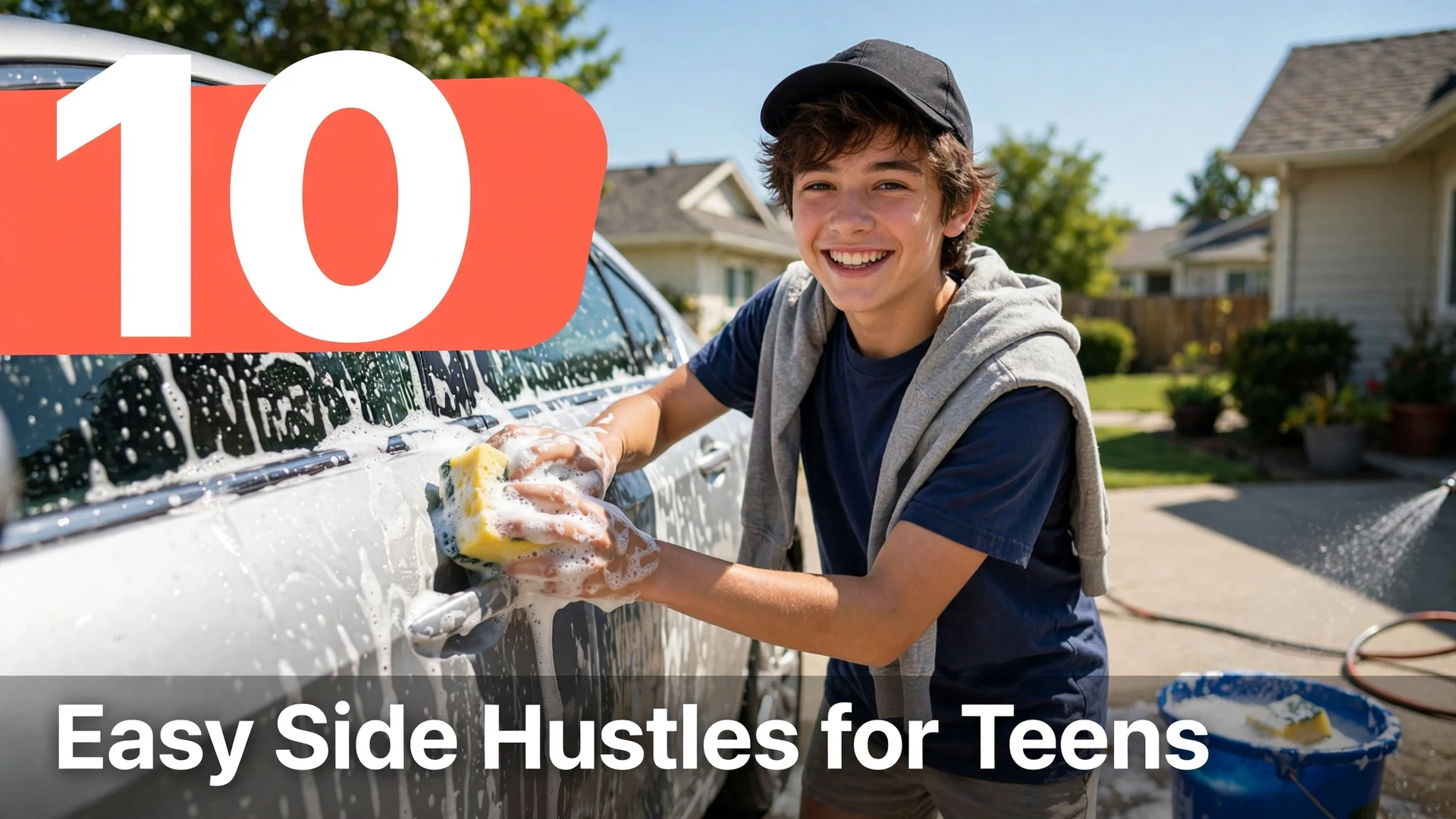 10 Easy Side Hustles for Teens to Earn Their First Paycheck