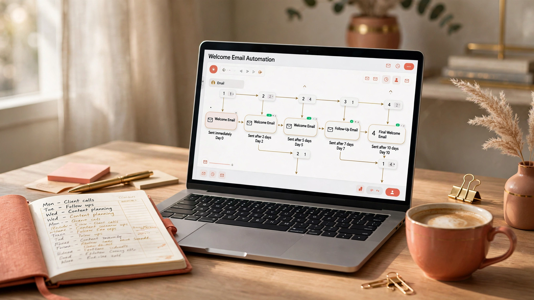 Writing email welcome sequences for coaches as a freelance service
