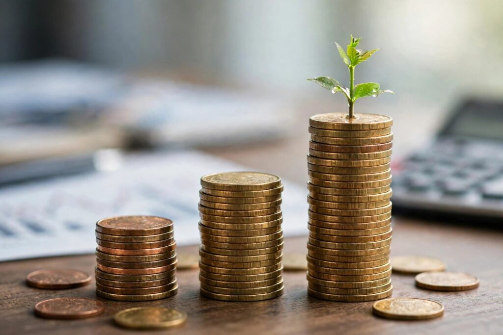 Dividend reinvestment plan compounding shares automatically over time