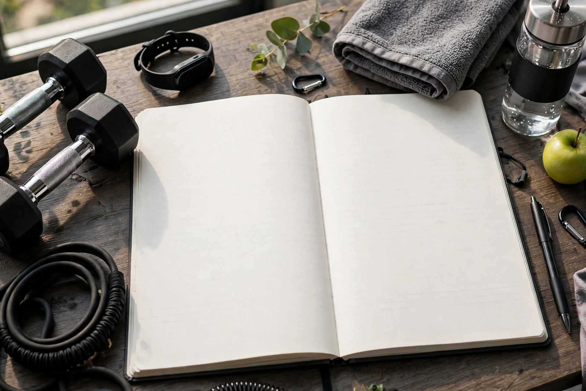 Fitness workout log template