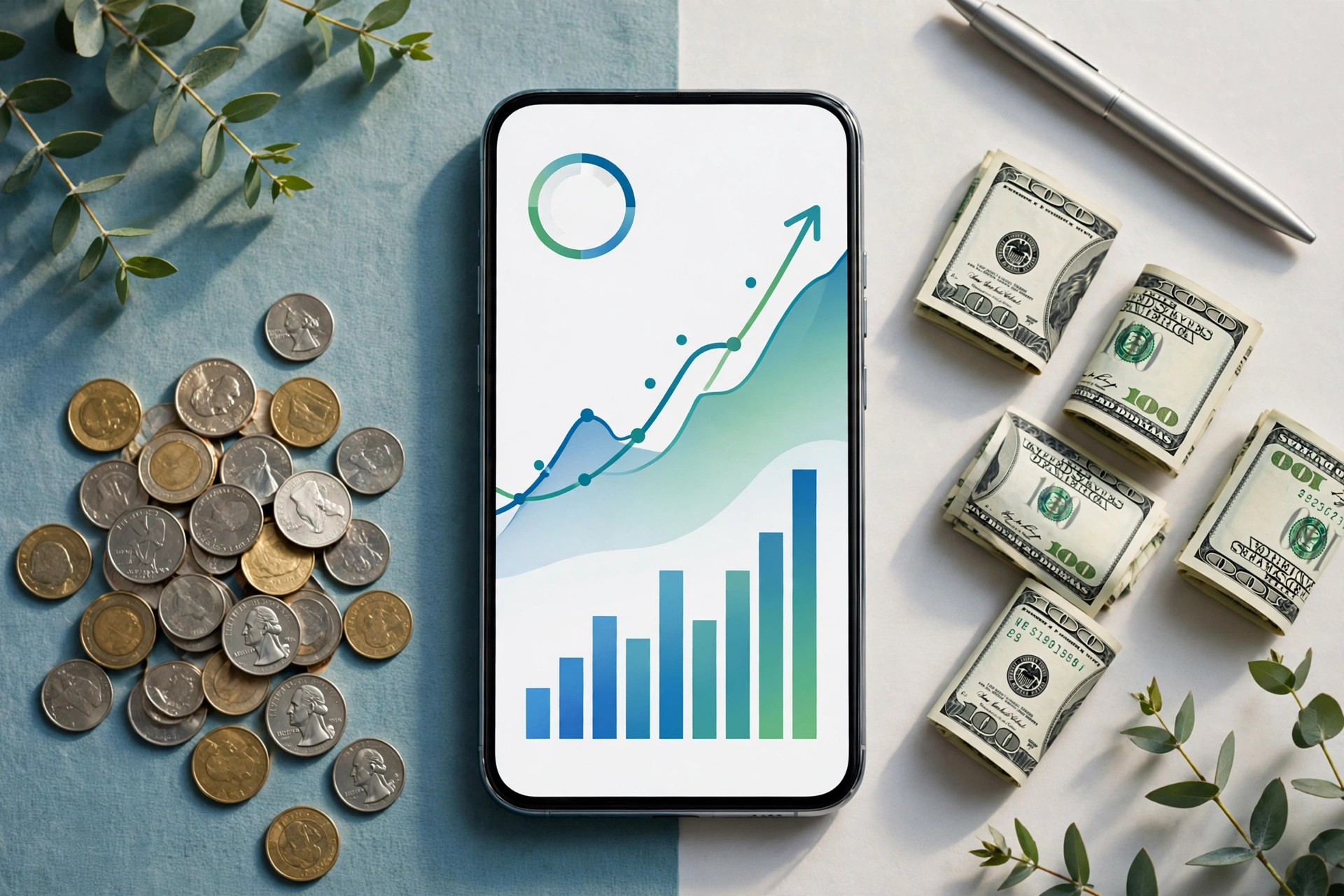 High-yield savings account earning passive interest