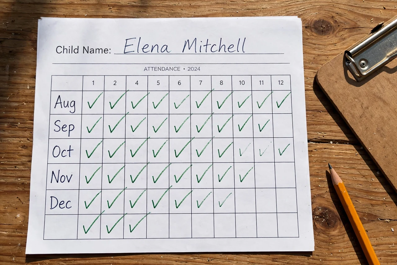 Homeschool attendance tracker for state compliance