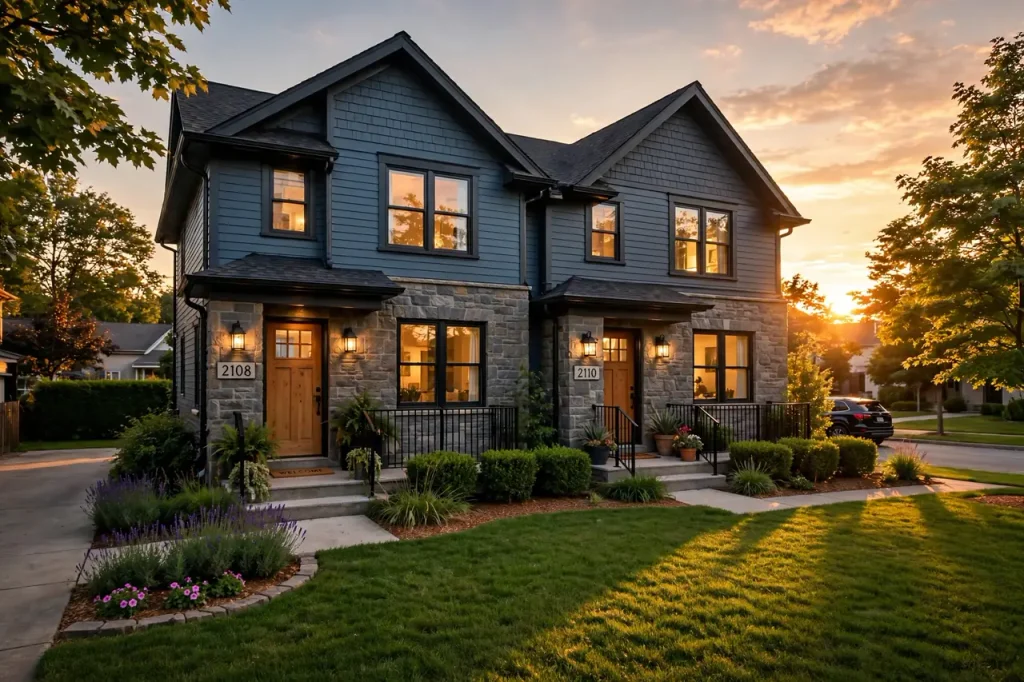 Duplex house hacking with rental units covering mortgage