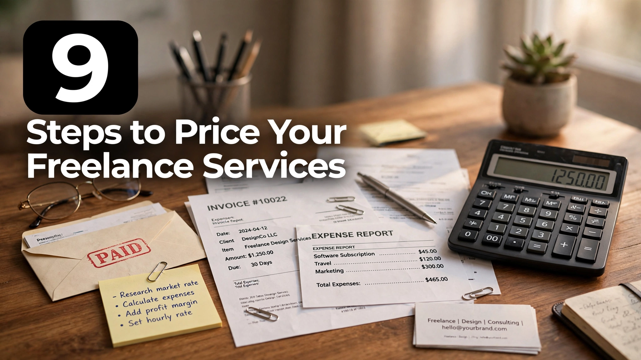 9 Steps to Price Your Freelance Services