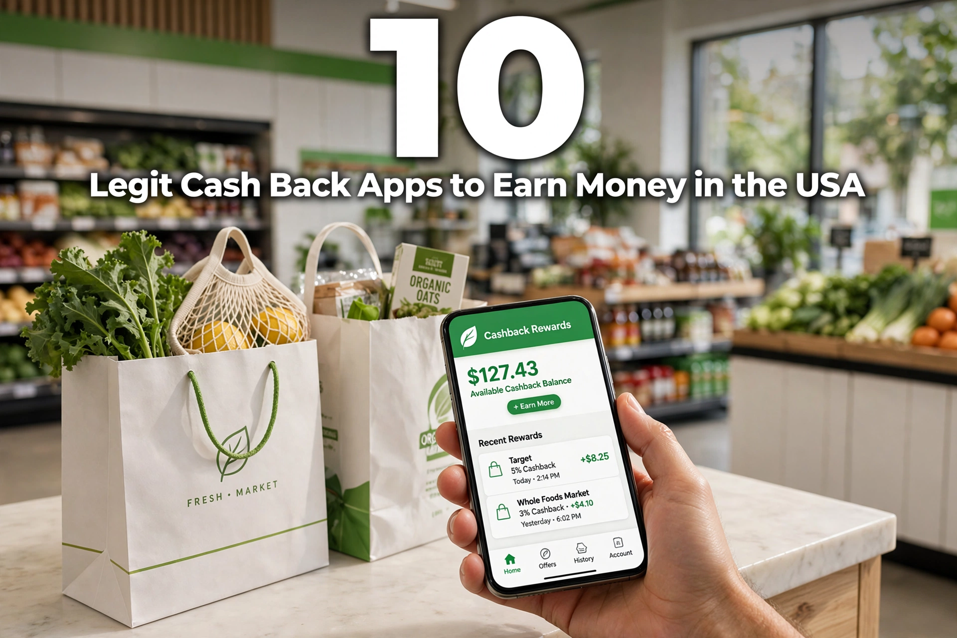 10 Legit Cash Back Apps to Earn Money in the USA