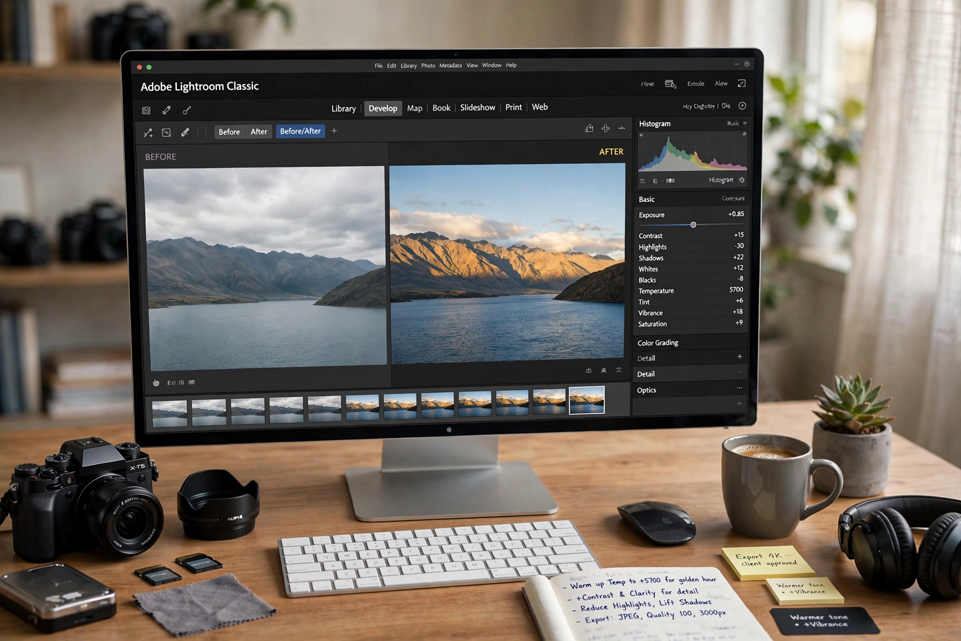 Lightroom preset subscription with monthly photo editing presets