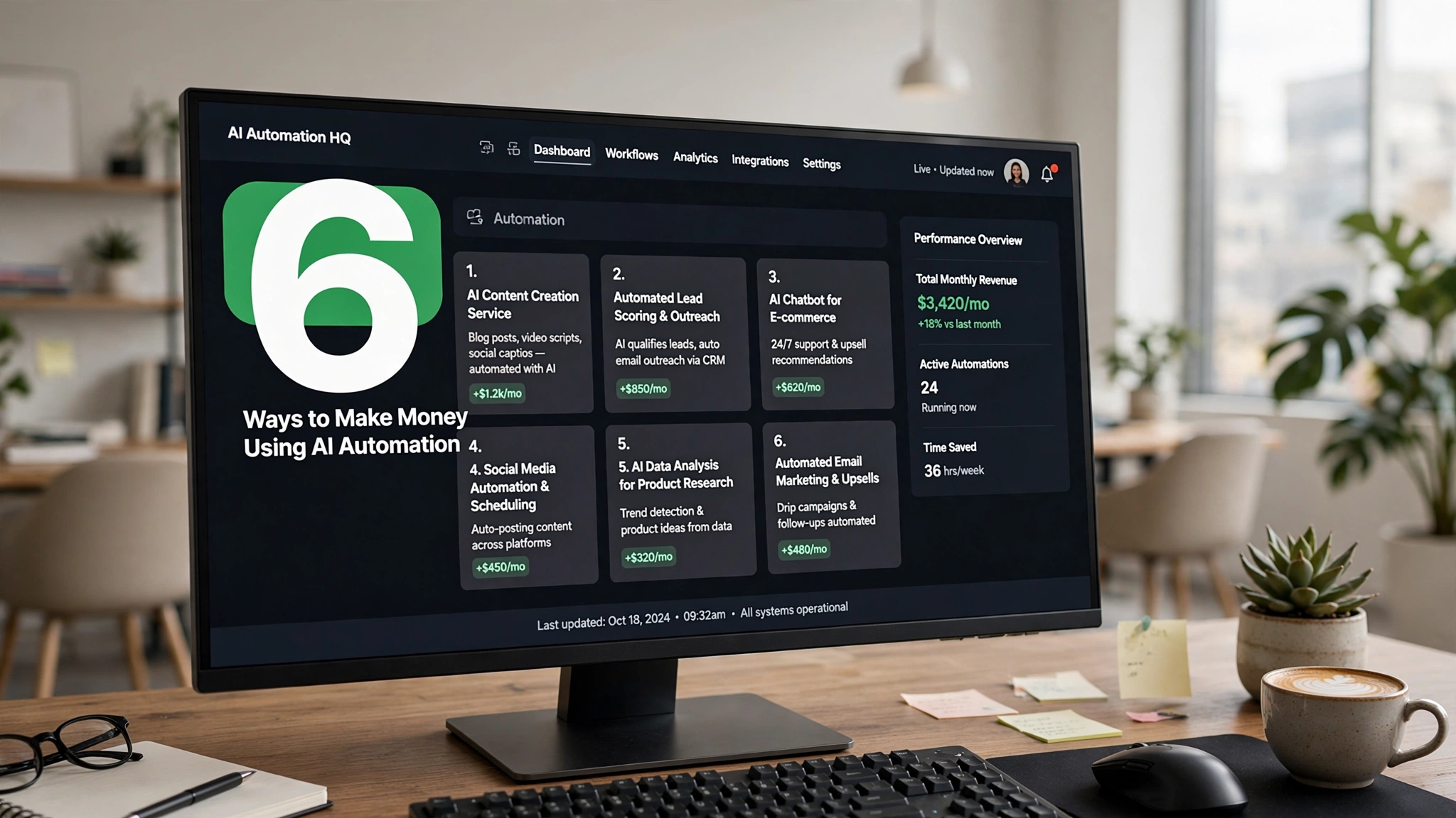 6 Ways to Make Money Using AI Automation