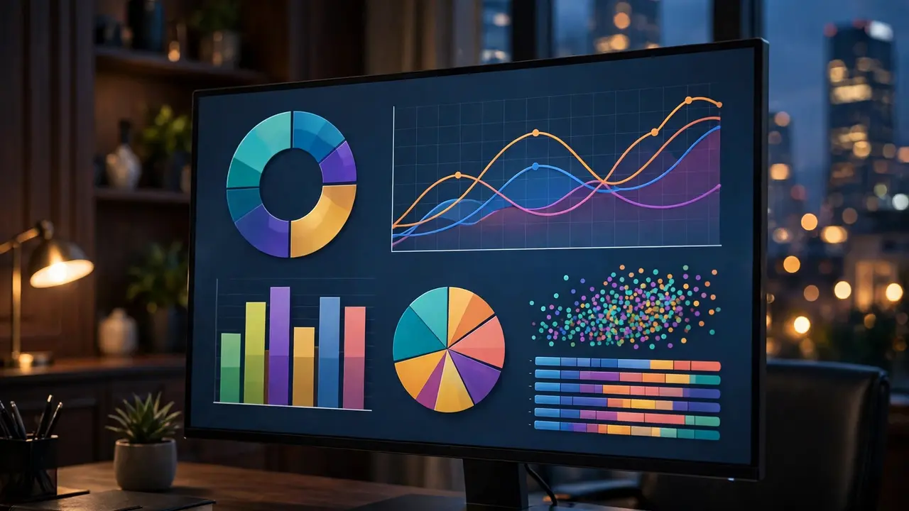 Automated monthly reporting dashboard designed in an audit for a small business