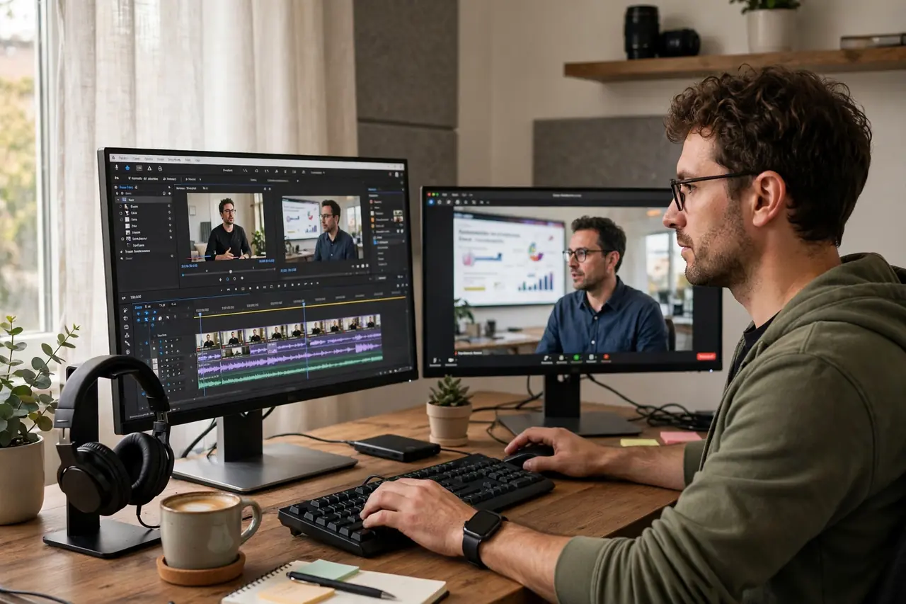 Freelancer editing online course video lessons