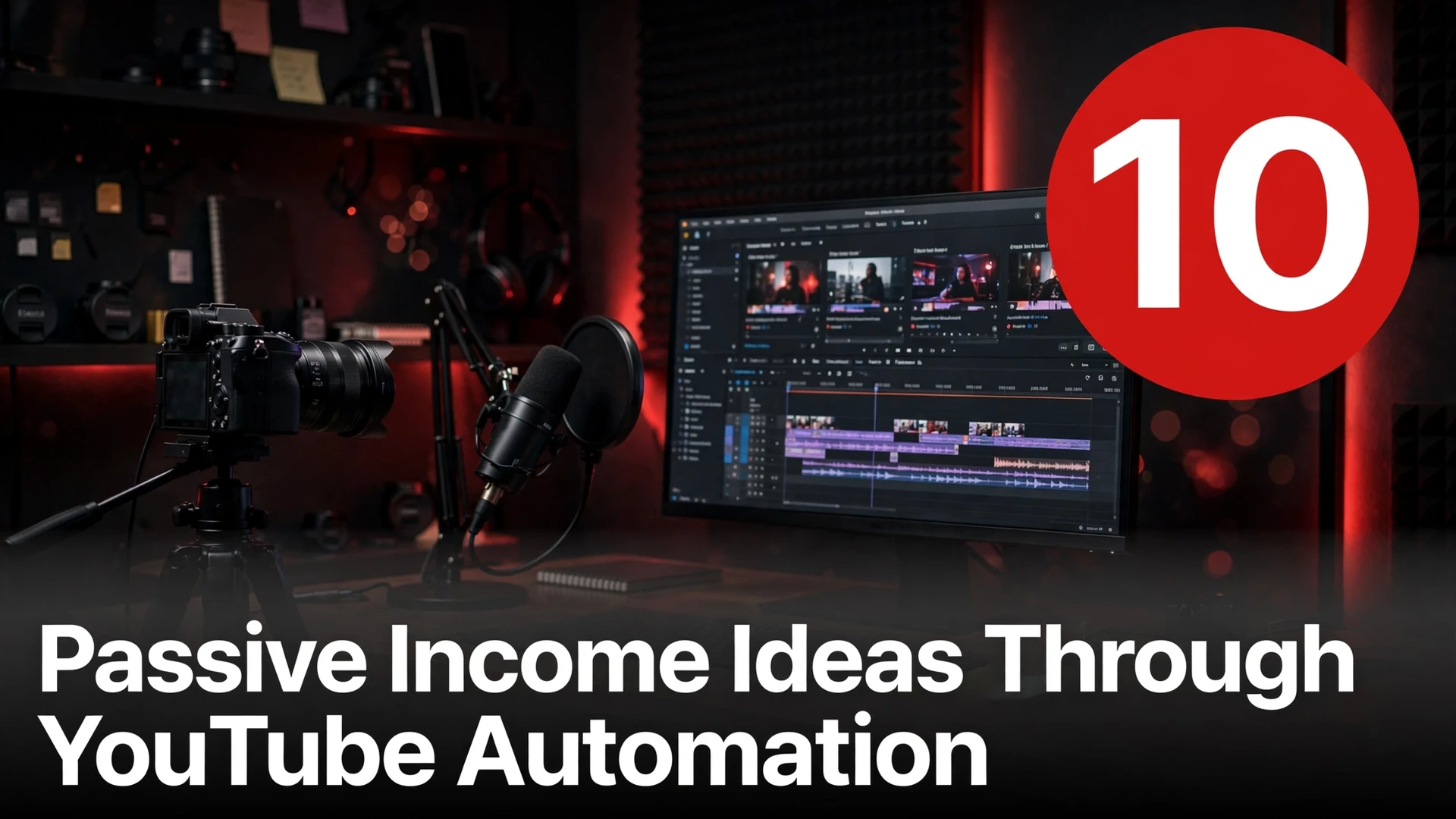 10 Passive Income Ideas Through YouTube Automation