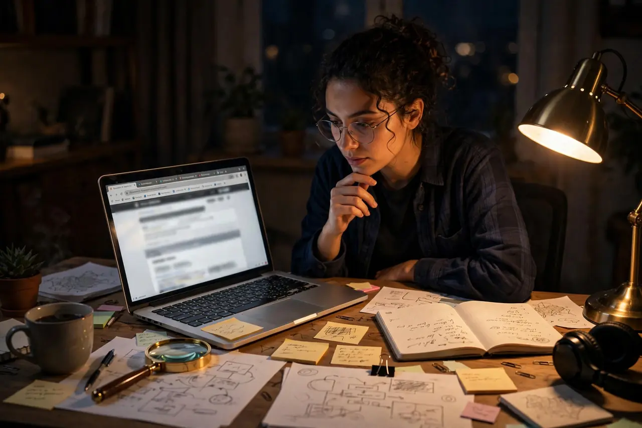 Freelancer using Perplexity to research prospects before pitching