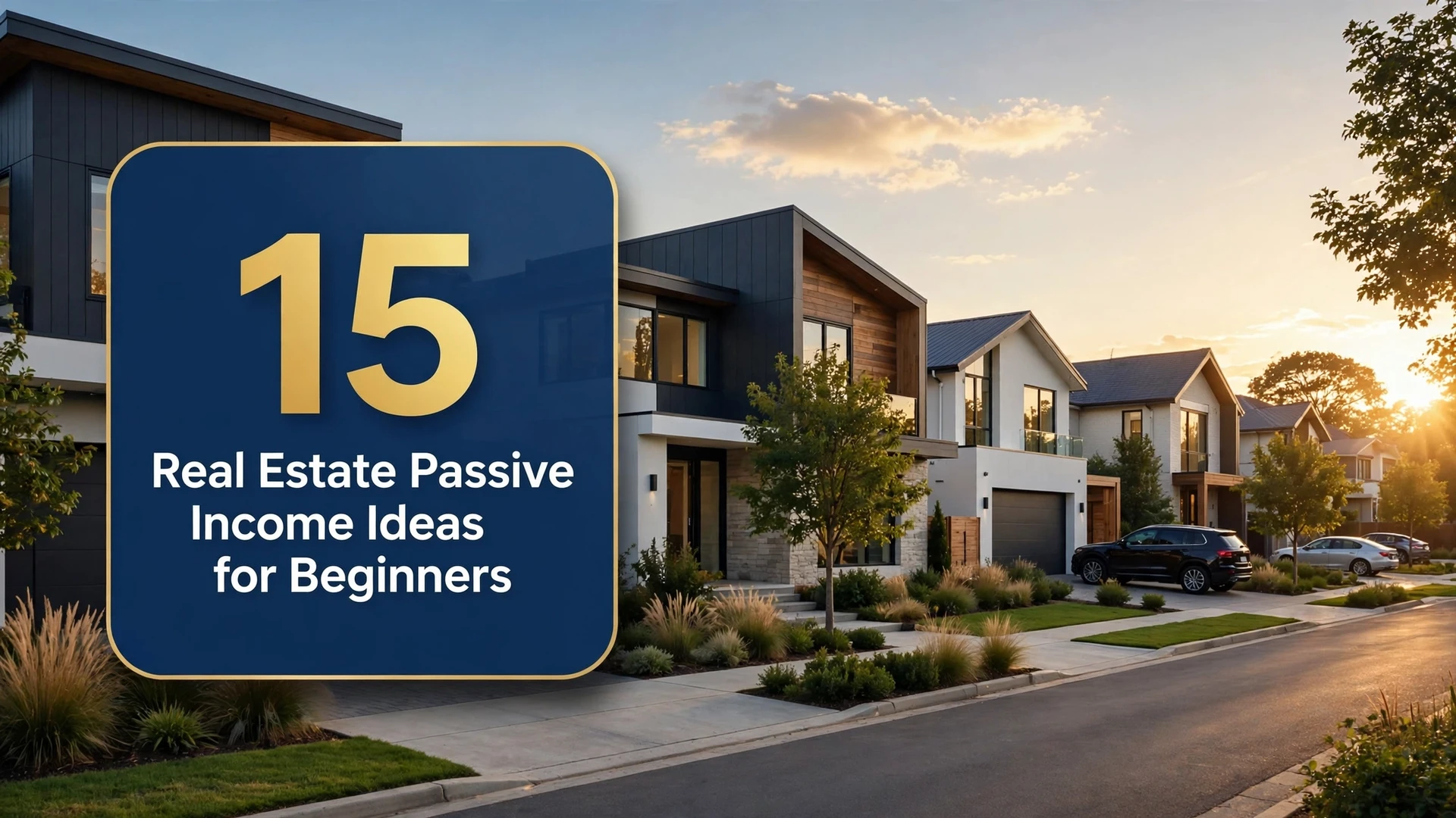 15 Real Estate Passive Income Ideas for Beginners