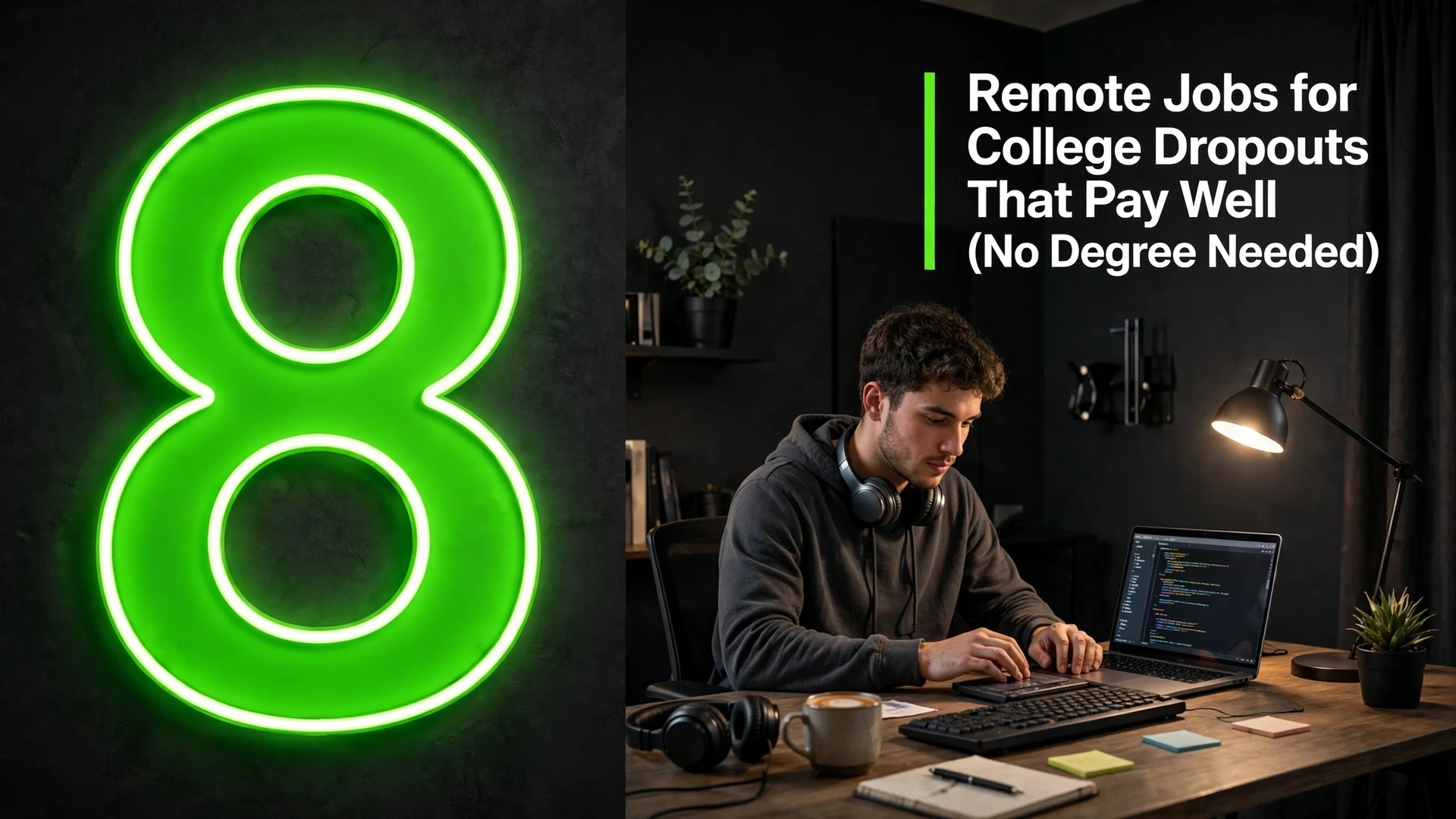 8 Remote Jobs for College Dropouts That Pay Well (No Degree Needed)
