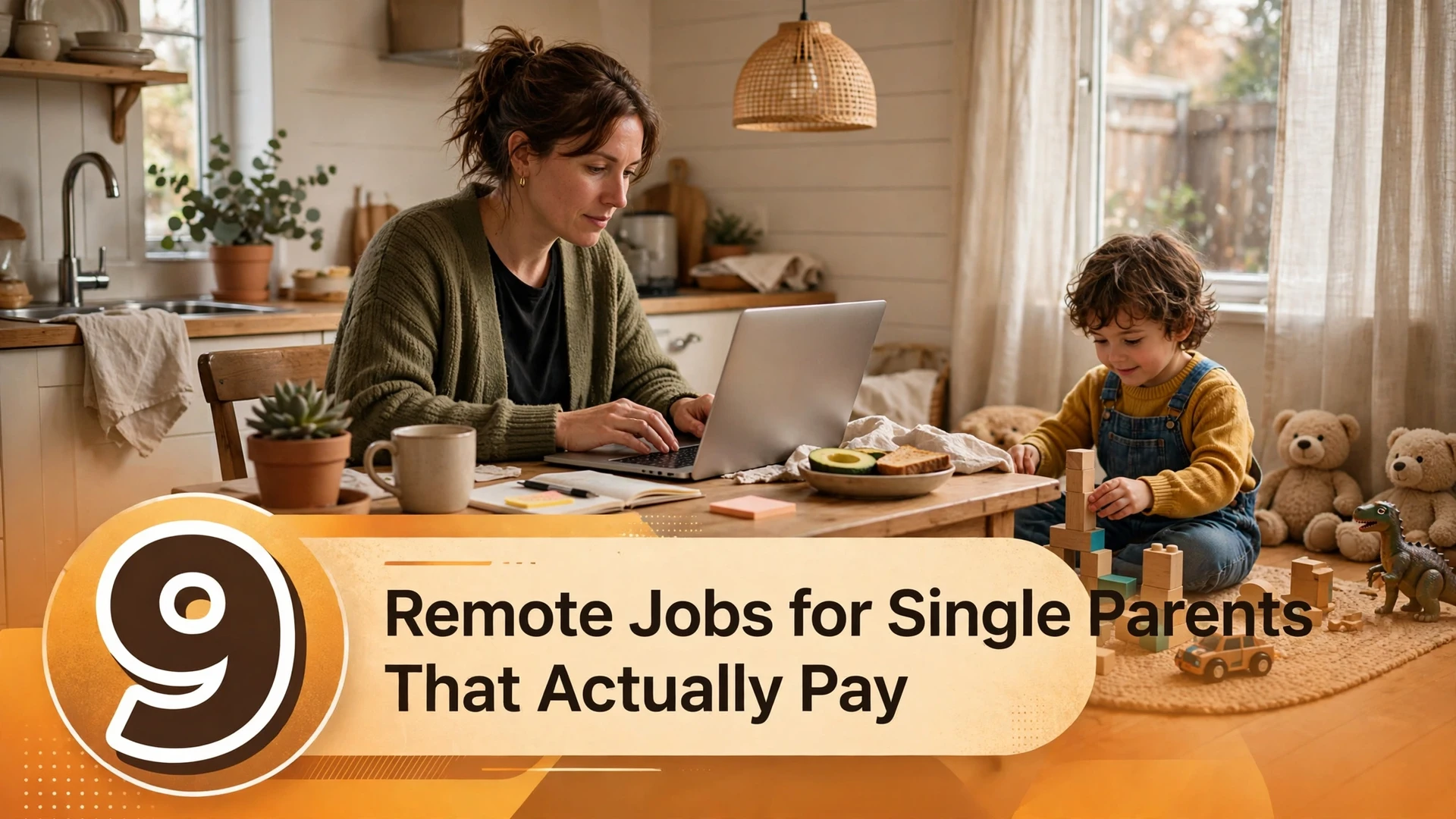 9 Remote Jobs for Single Parents That Actually Pay