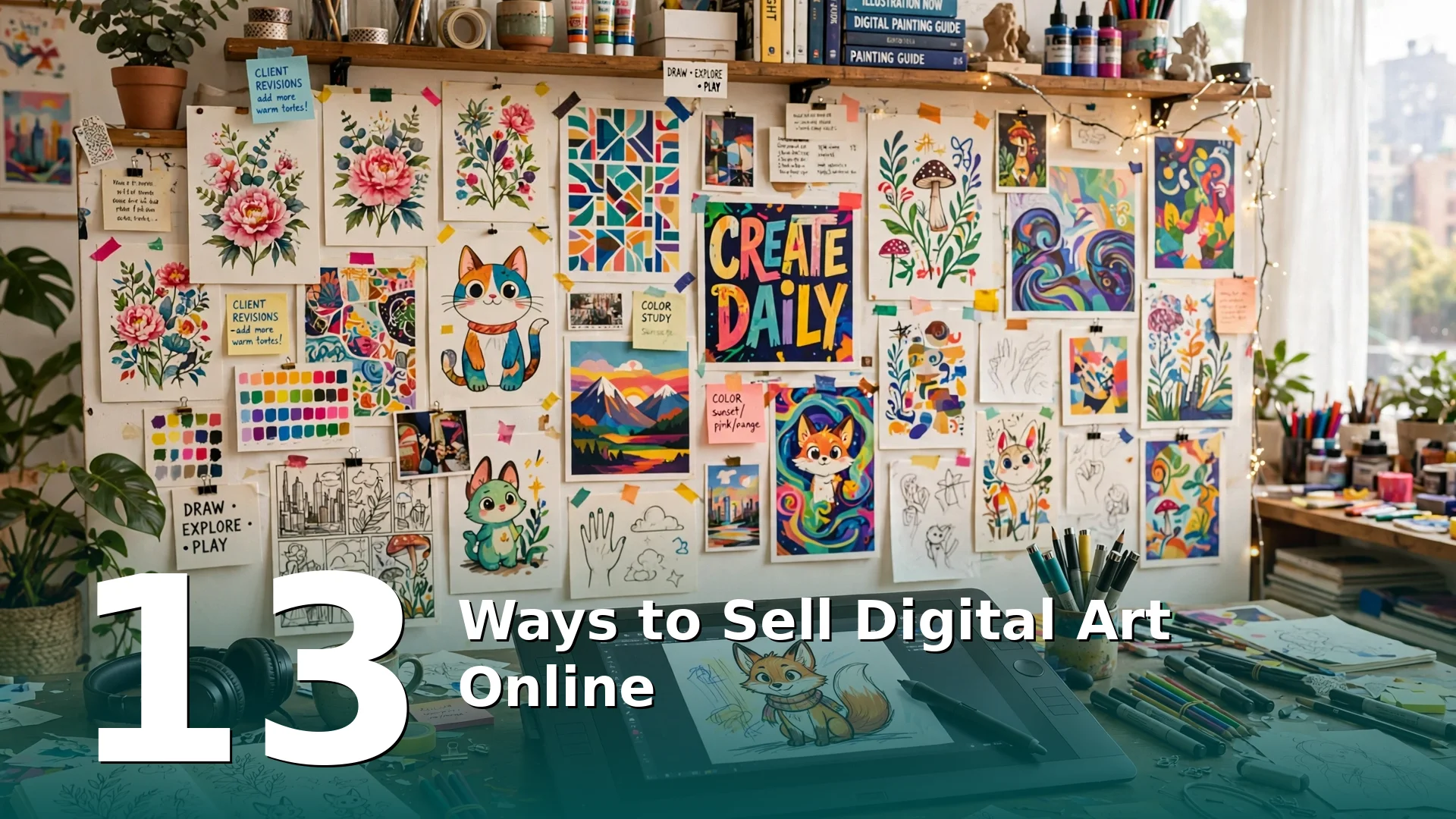 13 Ways to Sell Digital Art Online