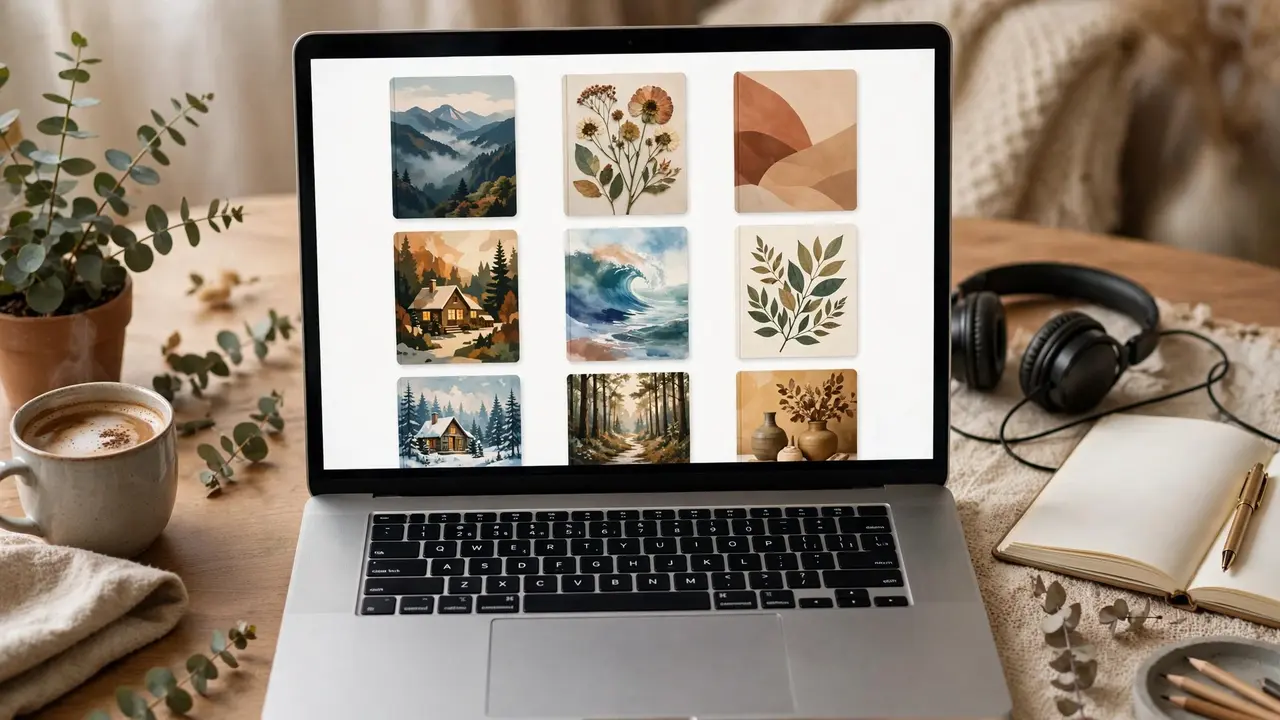 Digital products for sale displayed on a blog sidebar