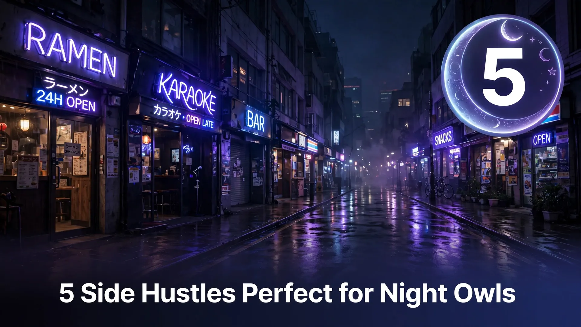 5 Side Hustles Perfect for Night Owls