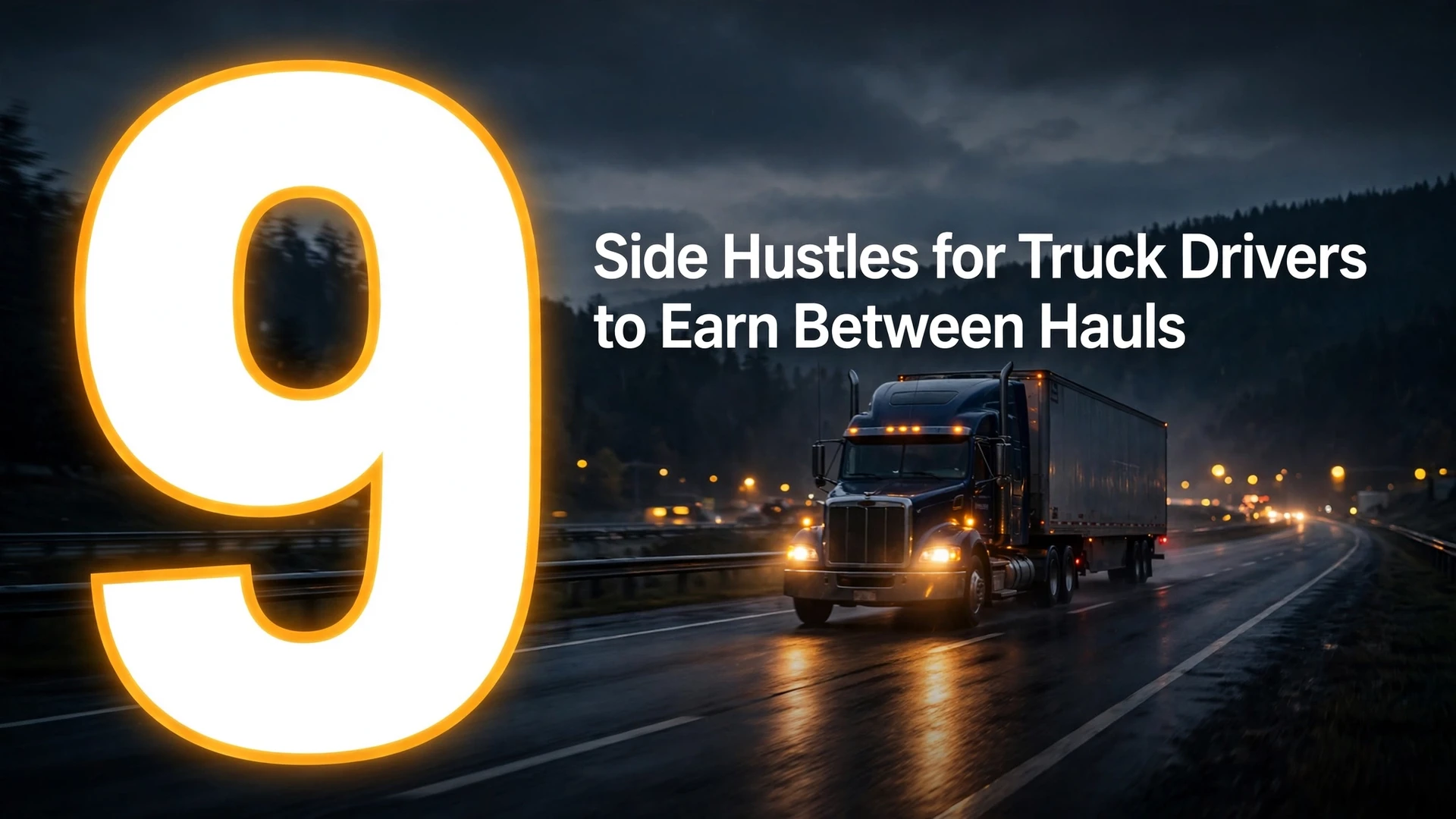 9 Side Hustles for Truck Drivers to Earn Between Hauls