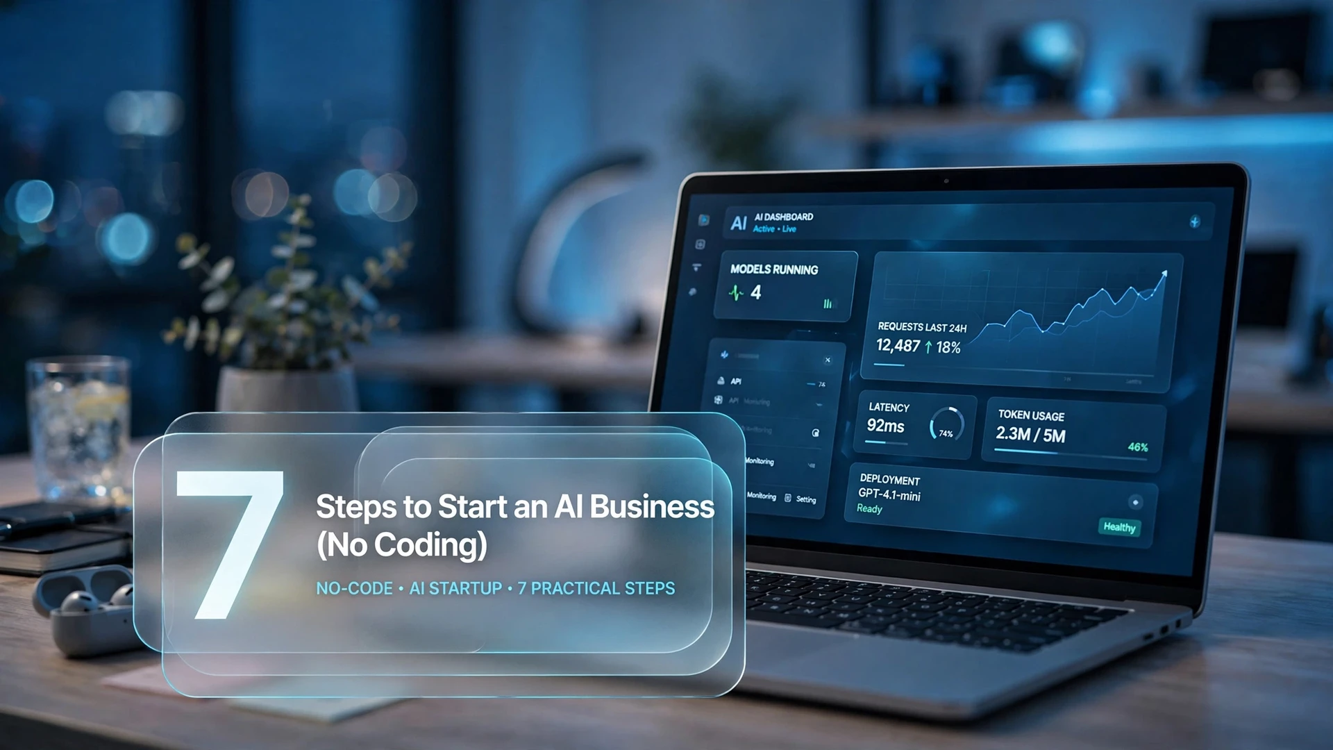 7 Steps to Start an AI Business (No Coding)