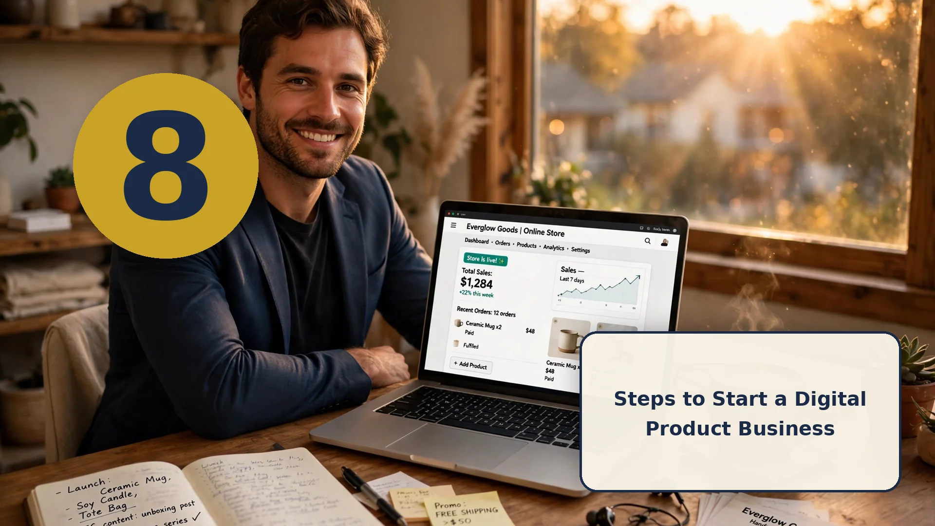 8 Steps to Start a Digital Product Business