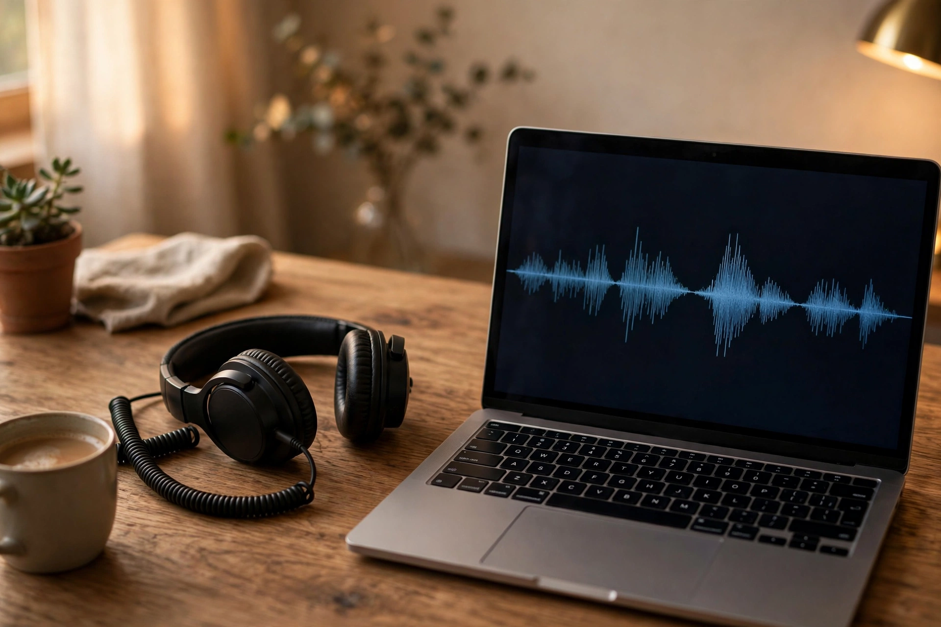 Freelance transcription service turning podcast audio into text