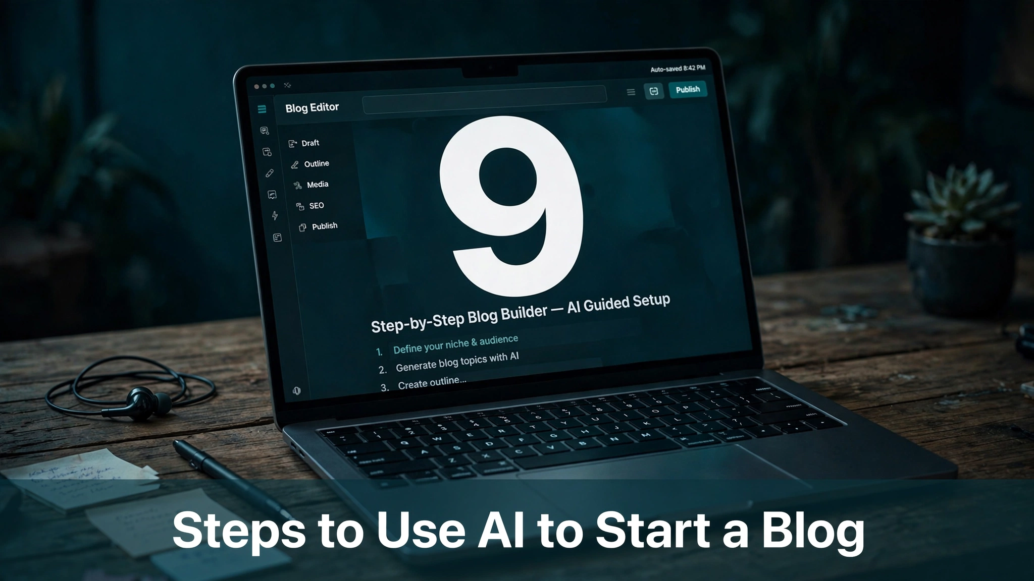 9 Steps to Use AI to Start a Blog
