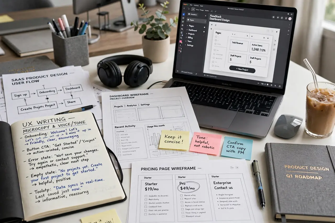UX writing niche for SaaS freelance clients