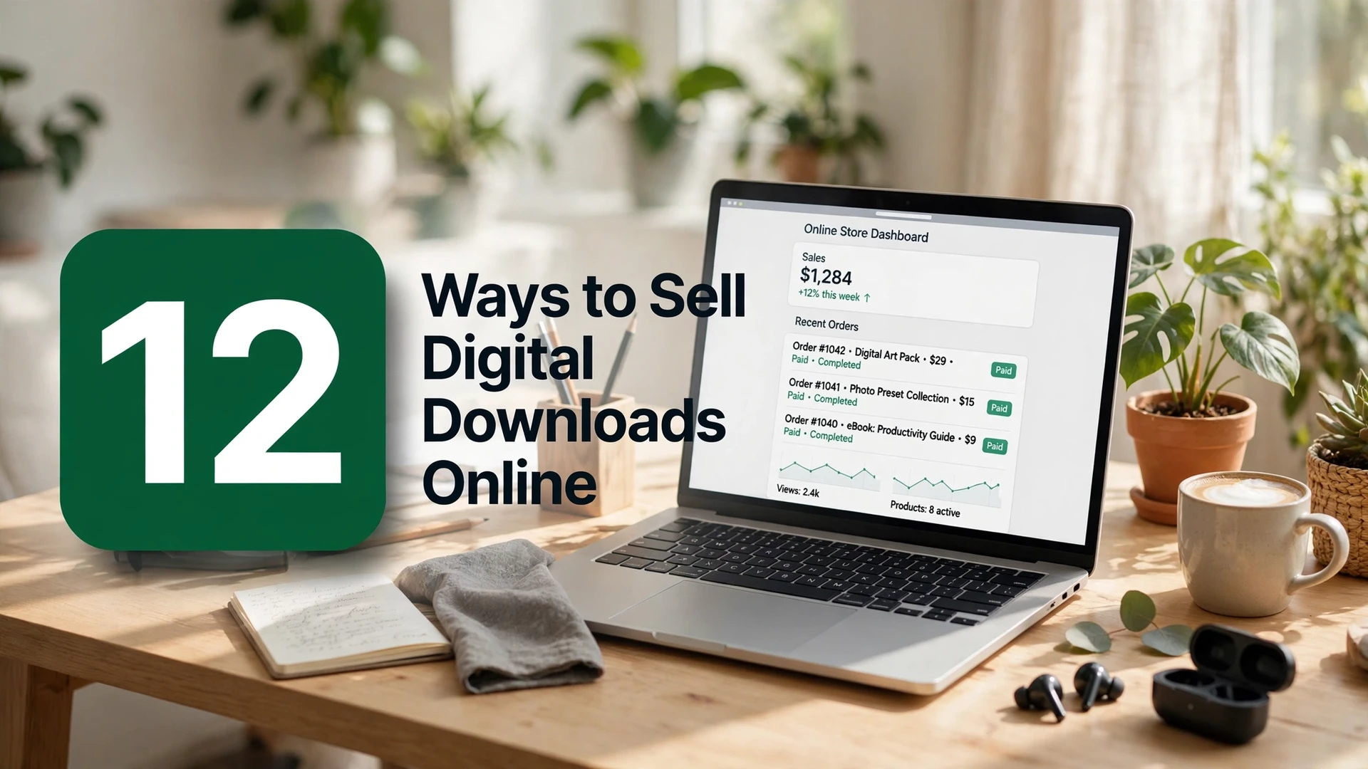 12 Ways to Sell Digital Downloads Online