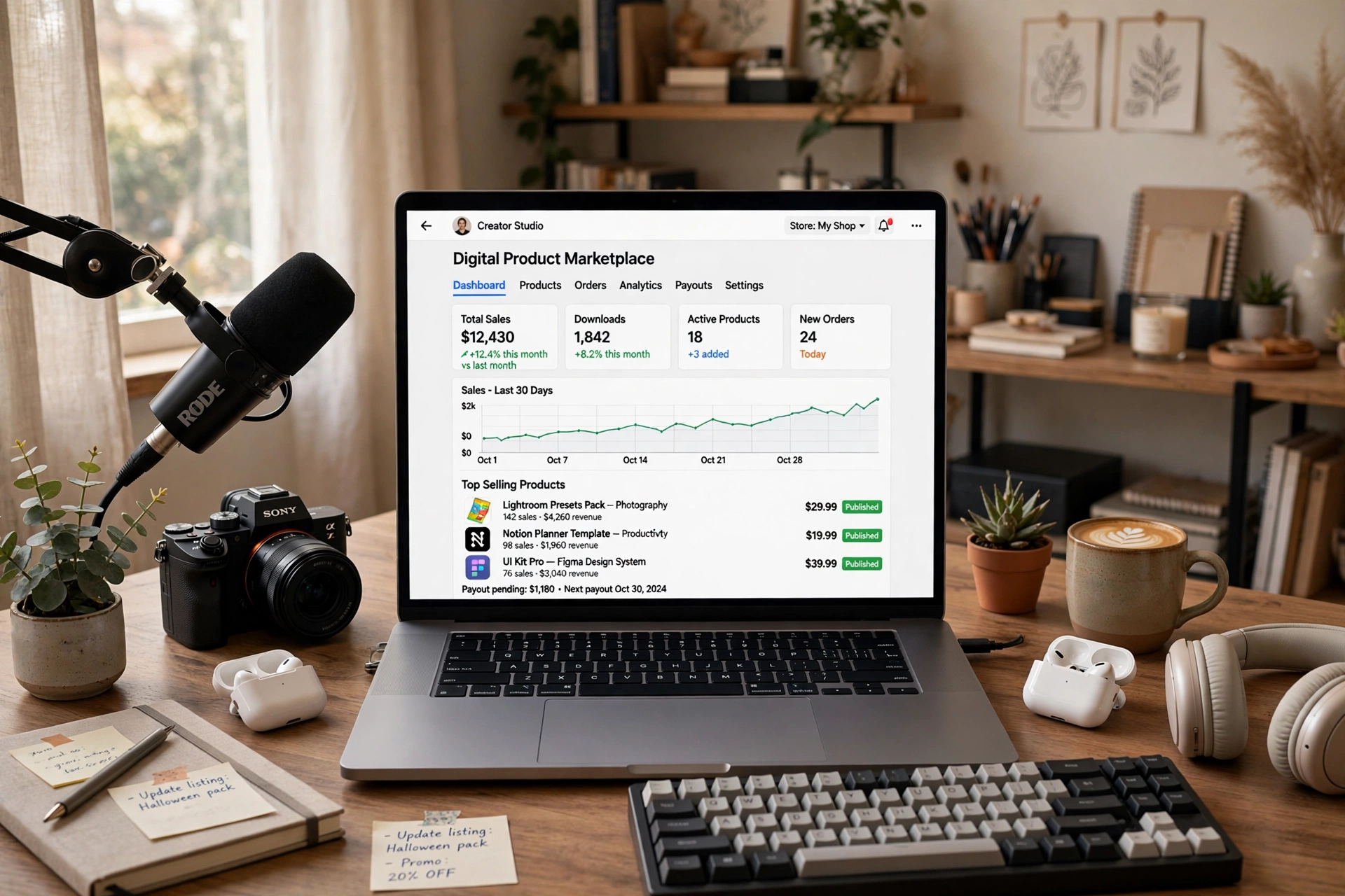 Whop marketplace for selling digital products and memberships