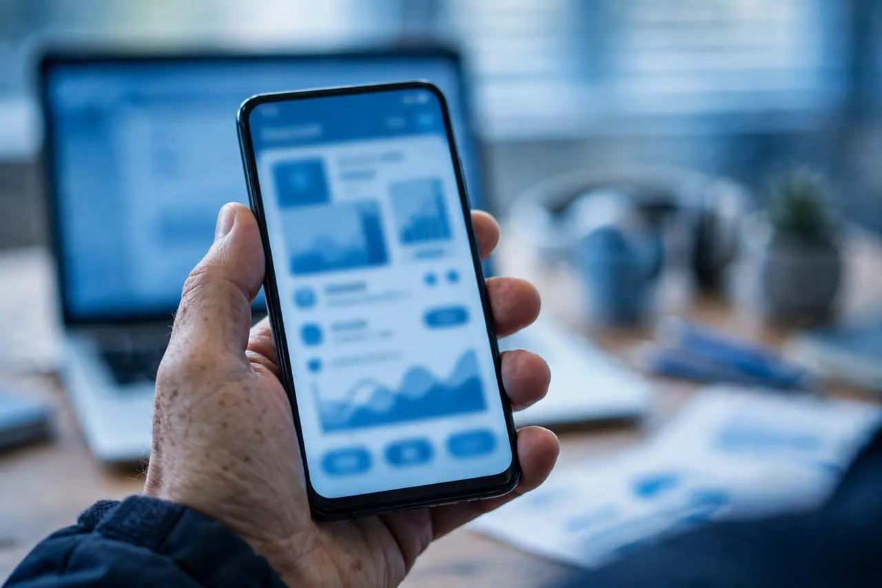 Freelance writer crafting UX microcopy for a fintech app interface